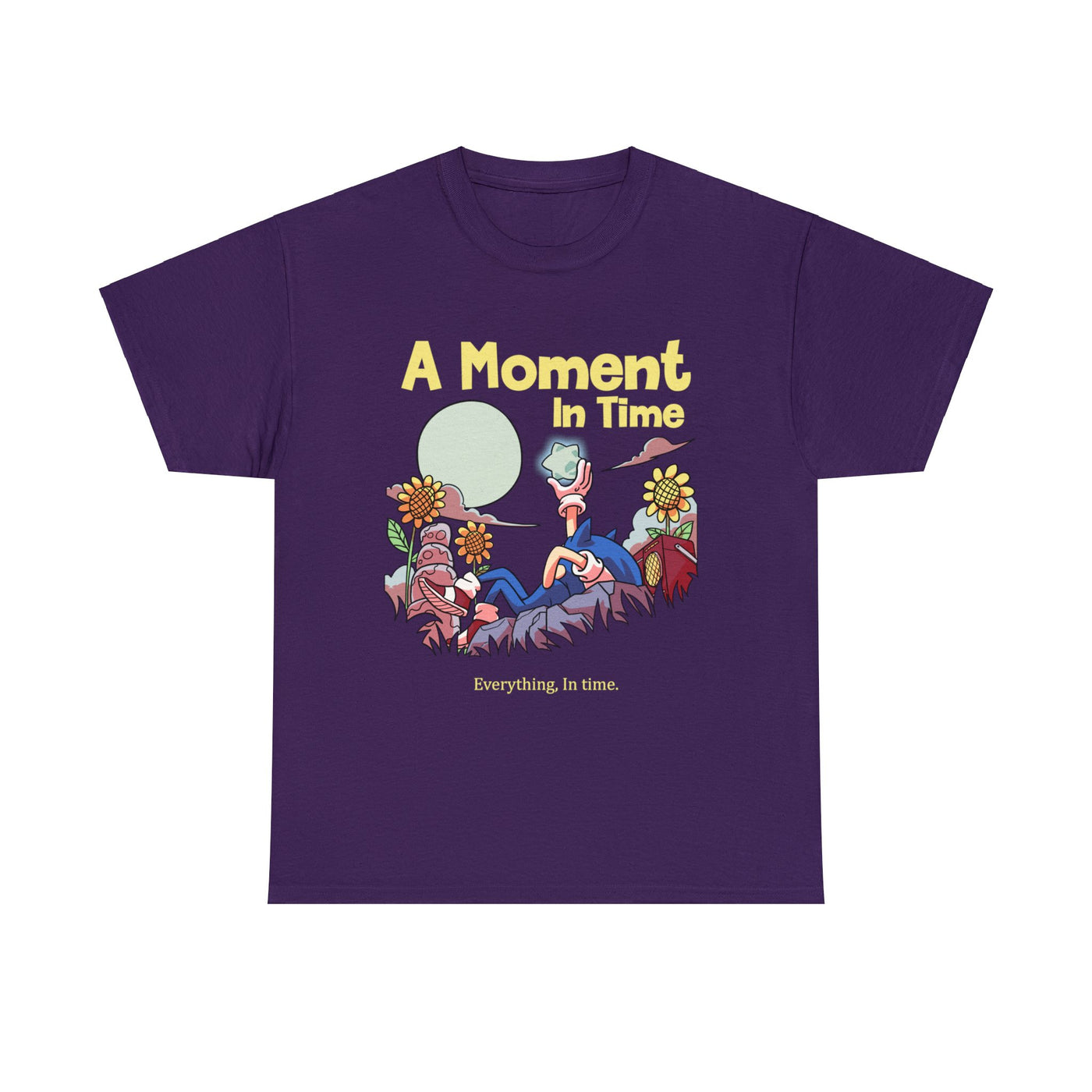 Everything In Time Tee / Purple