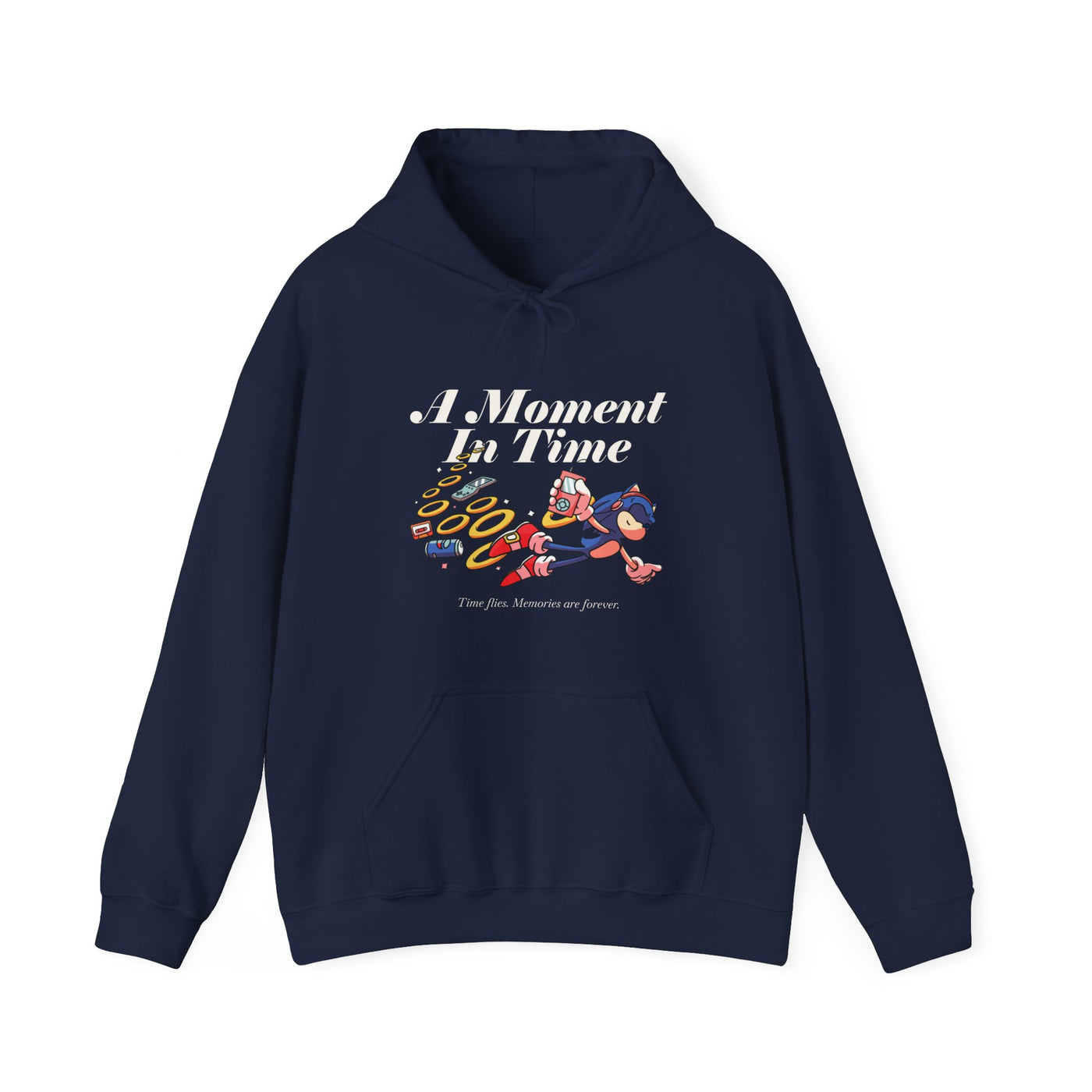 Time Flies. Memories Are Forever Hoodie / Blue