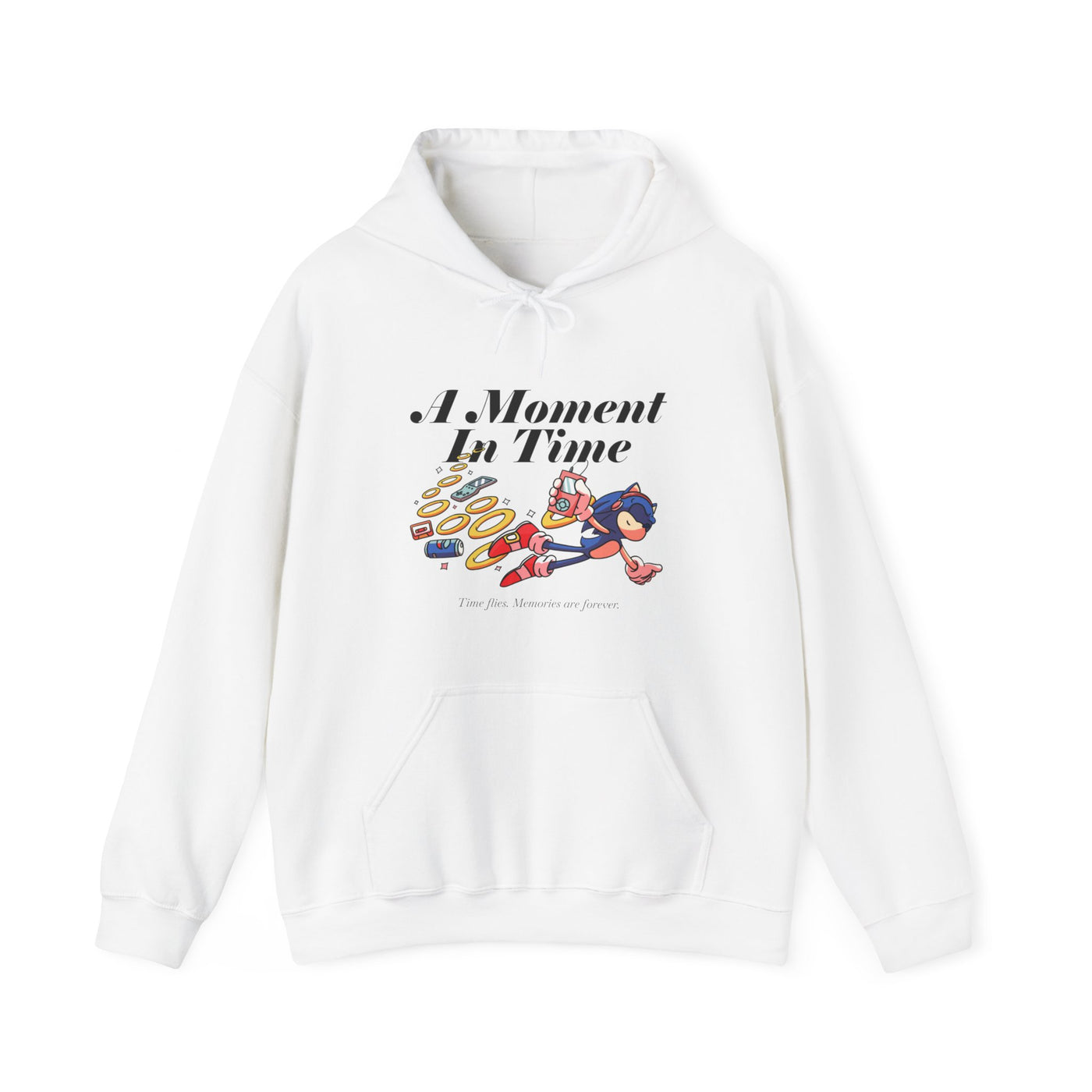 Time Flies. Memories Are Forever Hoodie / White